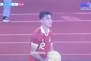 Lemparan Bola ke Arah Gawang Argentina, Arhan Pratama Bikin Deg-degan