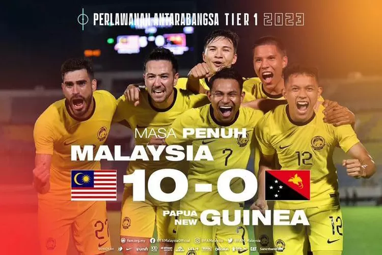 Bantai Papua Nugini 10-0, warganet Malaysia sentil Indonesia: Kami butuh lawan sepadan