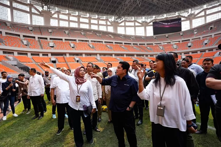 Demi keselamatan suporter, Erick Thohir ingin perbaiki Jakarta International Stadium