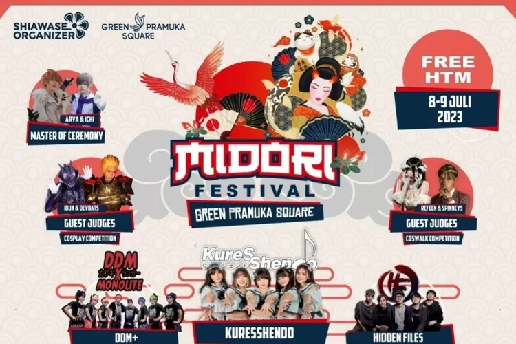 Midori Festival berlangsung akhir pekan ini di Green Pramuka Square, simak 4 etika saat berkunjung