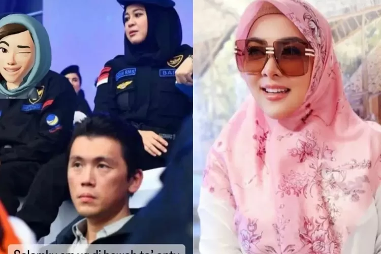 Duduk dekat wanita, Reino Barack ketahuan hadiri acara partai di GBK tanpa Syahrini, netter: Kapan berita...