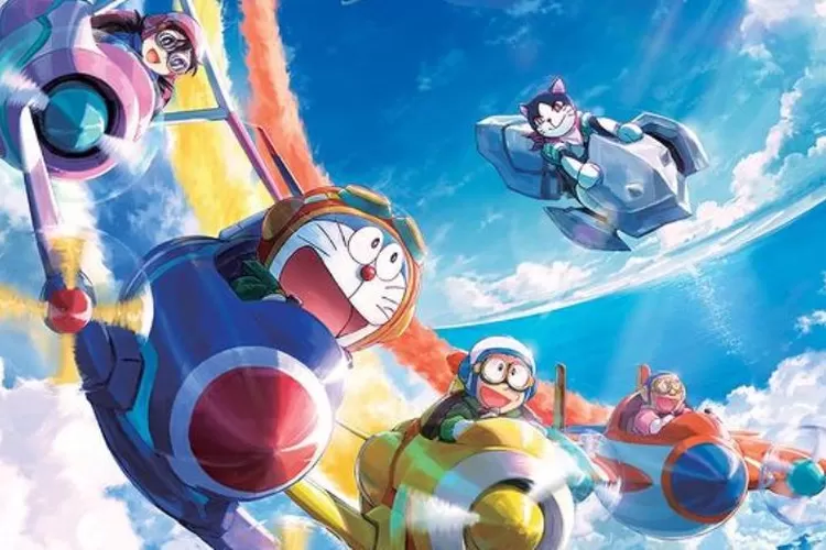 Sedang tayang di bioskop, intip sinopsis dan karakter baru film Doraemon: Nobita’s Sky Utopia