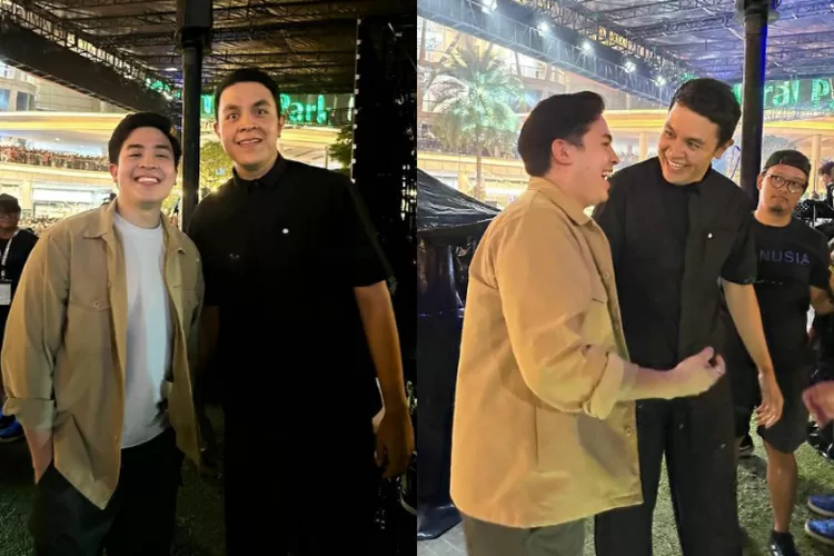 Jerome Polin pamer foto bareng Tulus, netter ramai bilang mirip hingga salfok bagian ini: Ternyata Tulus lebih