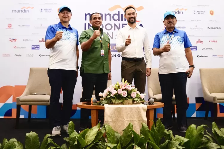 Bertabur bintang, turnamen golf Mandiri Indonesia Open 2023 resmi digelar