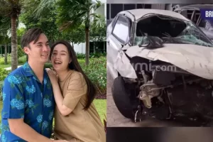 Rendy Kjaernett dan Lady Nayoan kecelakaan di Tol Cikampek jelang sidang cerai, netizen: Skenario apalagi?