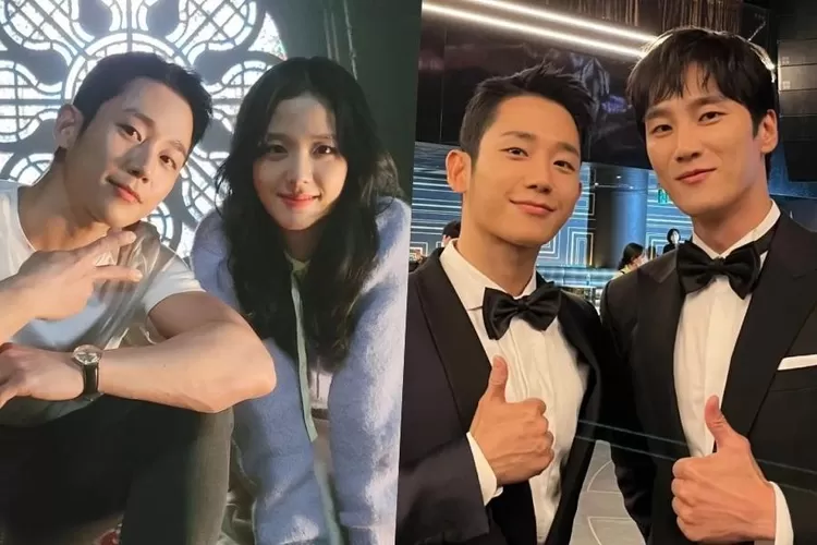 Jung Hae In blak-blakan komentari kabar dating Jisoo BLACKPINK dan Ahn Bo Hyun: Aku harap...