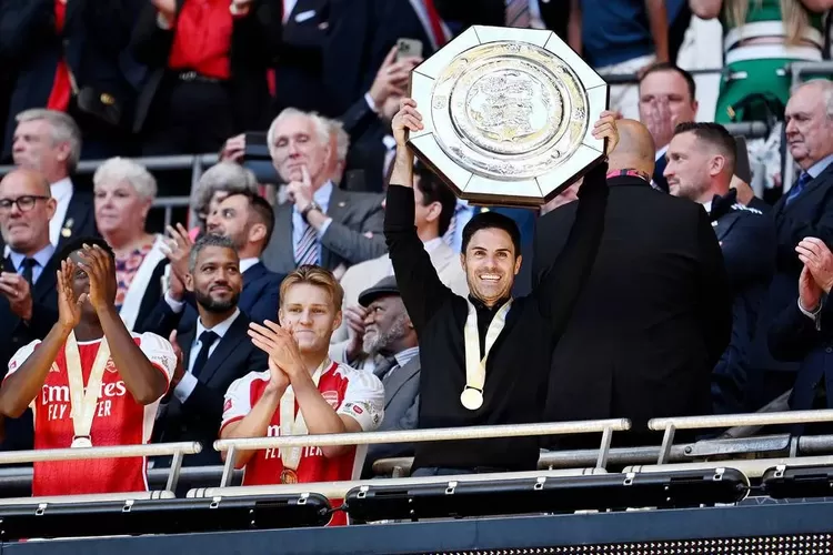 Arsenal juara Community Shield, Mikel Arteta: Rasanya luar biasa!