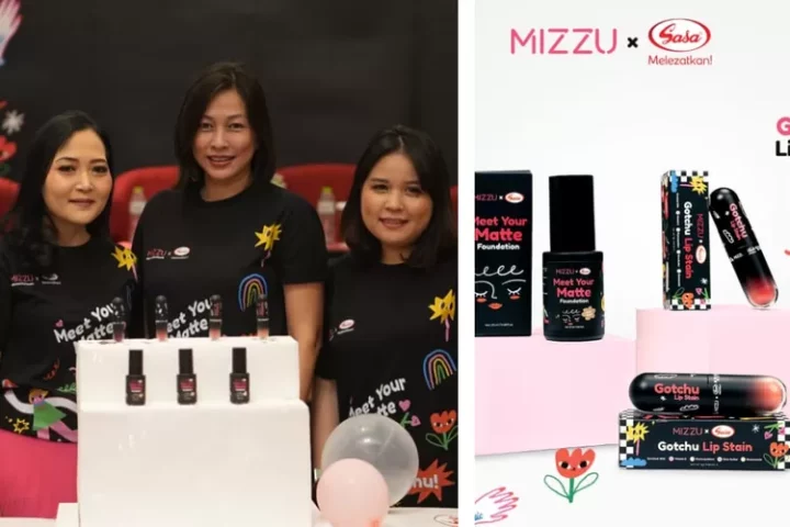 Super cute! Skincare infused makeup kolaborasi Mizzu X Sasa: Matte foundation dan lip stain serum