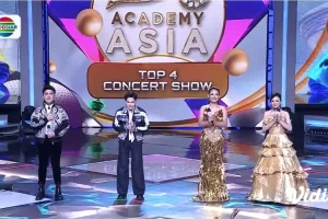 Kolaborasi Melly Lee Indonesia dan Lovely Filipina raih predikat duet terbaik di Top 4 di D Academy Asia 6 