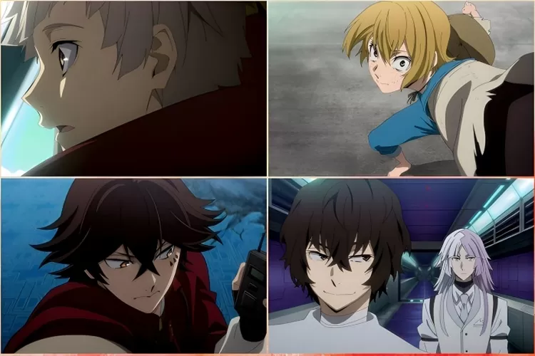 Sinopsis dan link nonton episode 8 anime Bungo Stray Dogs 5: Permintaan Akiko, hingga Dazai yang sesumbar