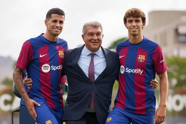 2 Joao, Felix dan Cancelo baru diperkenalkan Barcelona langsung masuk skuat list lawan Osasuna