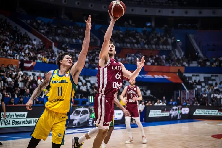 FIBA World Cup 2023: Atasi Brasil, debutan Latvia cetak sejarah melangkah ke perempatfinal