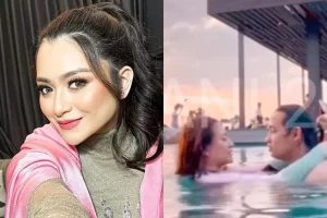 Nathalie Holscher berenang bareng berondong, netizen nyinyir: Feeling Putri Delina nggak salah...