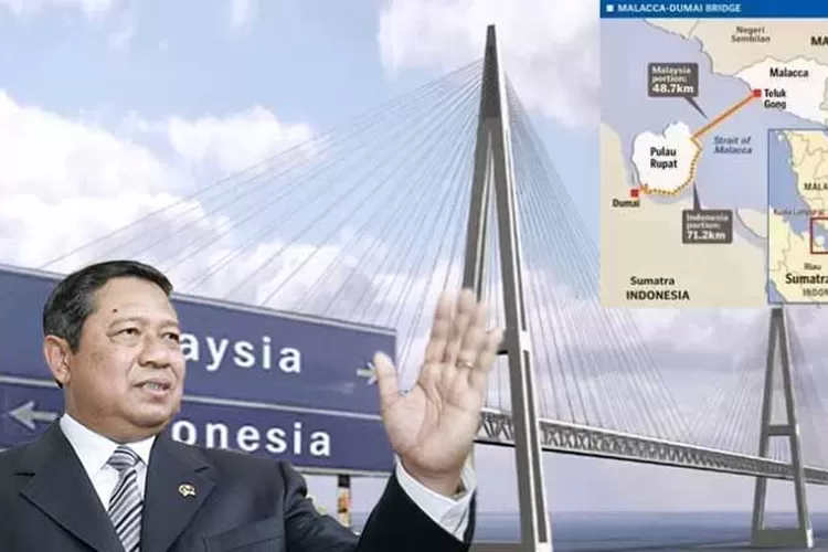 Malaysia Ngebet Banget! SBY Malah Menolak Mentah-mentah Proyek Raksasa Jembatan Tol Dumai Malaka, Kok Bisa?