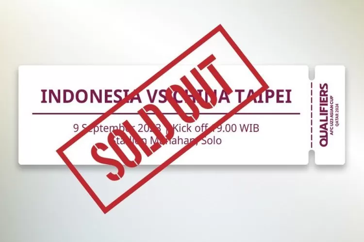 Kualifikasi Piala Asia U-23 2024: Tiket timnas Indonesia vs China Taipei ludes terjual