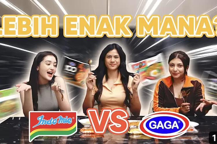 Pertarungan semakin sengit! Tiga artis ini ikut-ikutan review jujur Indomie vs Mie Gaga, pemenangnya adalah..