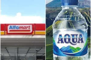 Ternyata bukan di Indomaret, Aqua justru lakukan kerjasama ini dengan Alfamart sejak lama