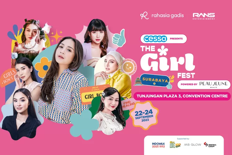 The Girl Fest bakal pecahkan Surabaya, ada Nagita Slavina, Coldiac hingga Erick Thohir