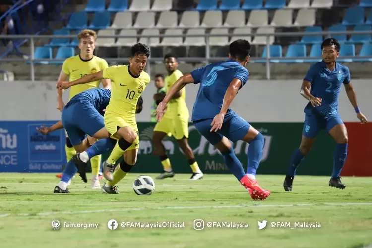 Poin dan selisih gol sama dengan Iran, tapi Malaysia yang lolos ke Piala Asia U-23 2024, ketolong kartu kuning