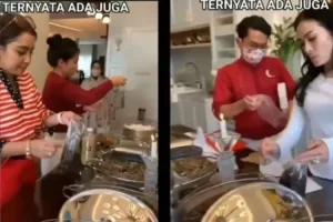 Viral! Iis Dahlia dan Mayangsari ketahuan bungkus sisa makanan pake plastik, netizen: Namanya emak-emak