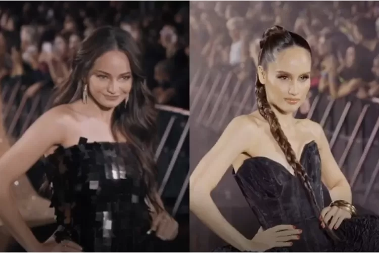 Cinta Laura dan Enzy Storia jadi perwakilan Indonesia tampil catwalk di L'Oreal Paris Fashion Week 2023