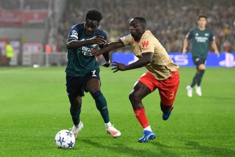 Bukayo Saka cedera lagi, Arsenal alami kekalahan pertama di Champions League musim ini melawan RC Lens