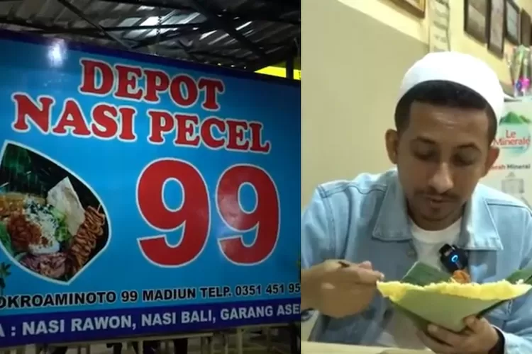 Dikenal sebagai pecel Madiun legendaris, Habib Jafar review Depot Nasi Pecel 99 : Betul rasanya itu Jawa Timur