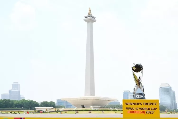 Trofi kejuaraan Piala Dunia U17 akan singgah di 4 kota, diawali dari Jakarta 15 Oktober 2023