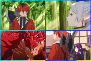 Sinopsis dan link nonton anime Sousou no Frieren episode 6: Frieren ajak Stark kalahkan Crimson Mirror Dragon!