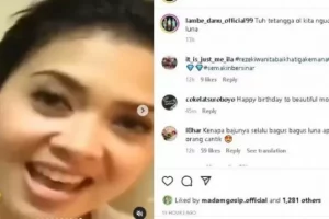 Viral lagi video Syahrini ucapkan selamat ulang tahun untuk Luna Maya, netizen: Lho, katanya engga kenal?