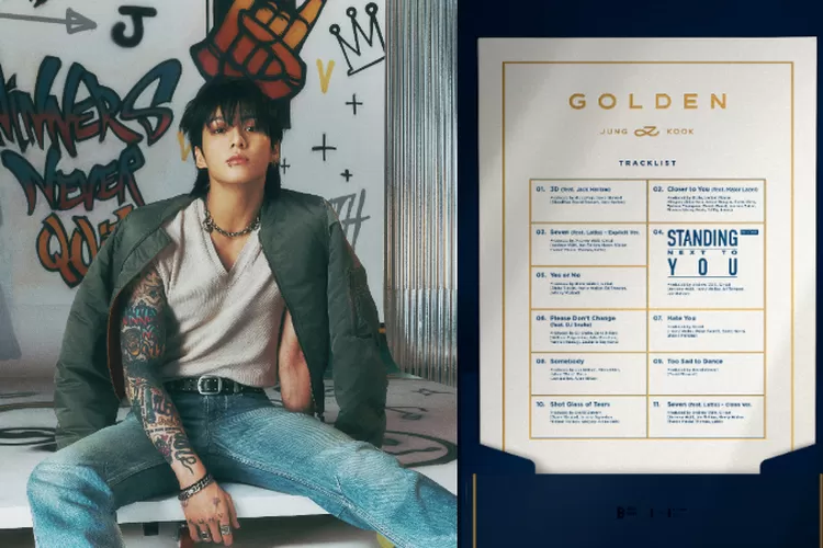 Simak tracklist album Jungkook BTS GOLDEN, ada Ed Sheeran dan Shawn Mendes yang ikutan nimbrung!