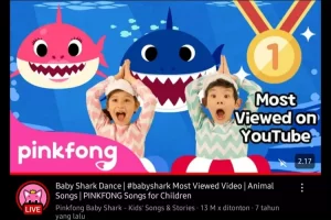 Kira-kira berapa ya pendapatan video Baby Shark Dance yang ditonton 13 miliar kali di YouTube?