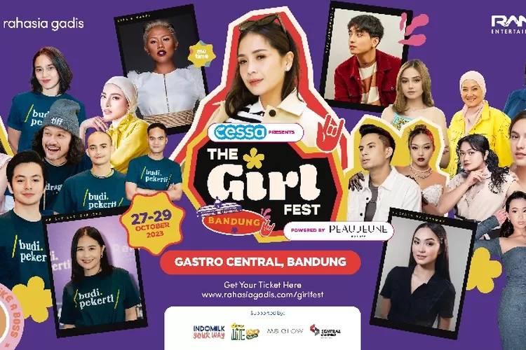 Bandung tempat terakhir roadshow The Girl Fest 2023, ini deretan artis yang bakalan hadir: Ada Nagita Slavina