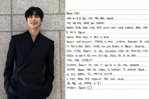 Hyungwon Monsta X akan segera jalani wajib militer, pamitan dengan Monbebe lewat surat yang menyentuh hati