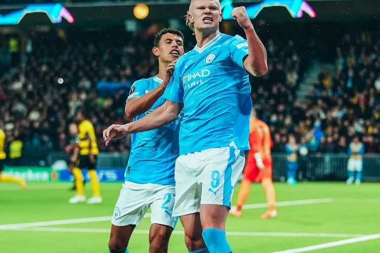 Gol Haaland mengakhiri kemenangan Manchester City di kandang Young Boys
