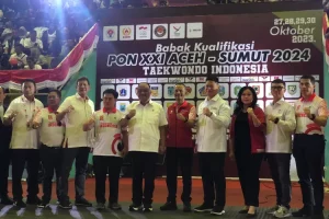 PB Taekwondo Indonesia gelar babak kualifikasi untuk PON 2024 Aceh-Sumut di GOR POPKI