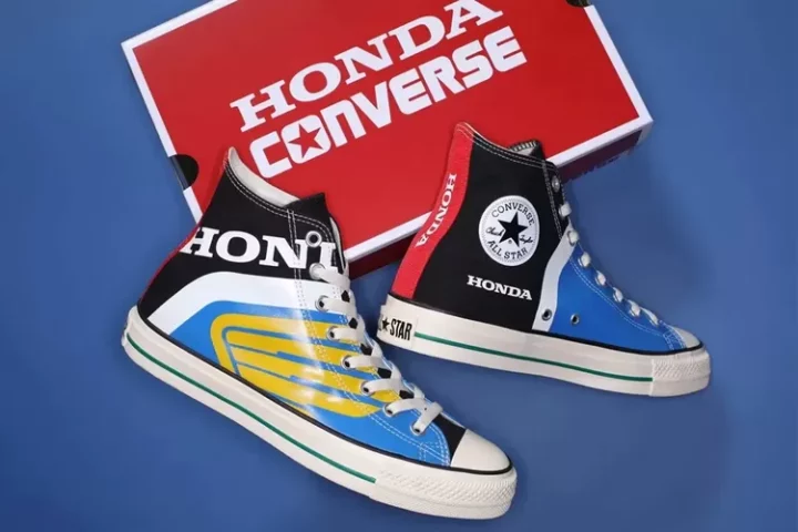 Pecinta sneakers dan hobi motor kumpul! Converse jual sepatu edisi khusus rayakan 75 tahun Honda