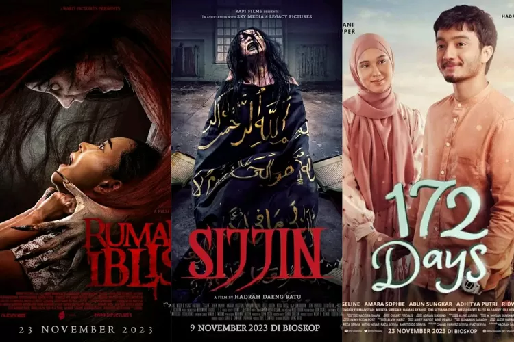 Daftar film Indonesia yang akan hadir di bioskop pada November 2023!