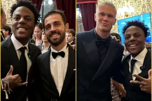 Bikin fans bola iri! IShowSpeed pamer foto saat bertemu sederet pesepak bola dunia di gelaran Ballon d’Or 2023