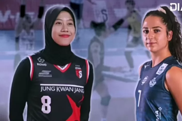 Jadi pemain voli berbeda! Megawati atlet berhijab pertama di KOVO League, dapat perlakuan ini dari rekannya