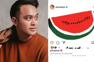 Gilang Dirga posting gambar semangka malah kena nyinyir, netter langsung kena ulti: Gue ongkosin ke Palestina!