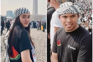 Aaliyah Massaid banjir hujatan netizen saat aksi bela Palestina bareng Thoriq Halilintar, salah apa?