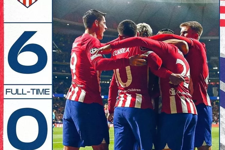 Diawali dengan menggempur tim tamu, Atletico Madrid menang telak melawan Celtic