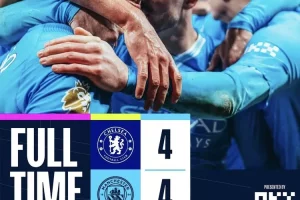 Chelsea menahan imbang Manchester City saat bertanding di Stamford Bridge