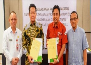 Pemkab Mahakam Ulu dan BPJS Teken Kesepakatan Percepatan Program Jaminan Sosial Ketenagakerjaan